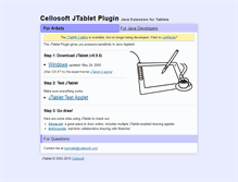 Tablet Screenshot of jtablet.cellosoft.com