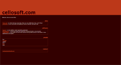 Desktop Screenshot of cellosoft.com