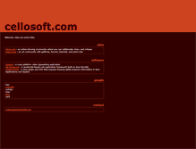 Tablet Screenshot of cellosoft.com